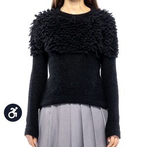 NWT toit volant black aurelie alpaca sweater medium